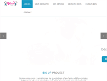 Tablet Screenshot of bigup-project.org